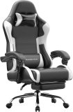 Dowinx Massage Ergonomic Gaming Chair w/ Footrest