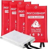 Mondoshop Fire Blanket 4-Pack