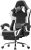 Dowinx Massage Ergonomic Gaming Chair w/ Footrest
