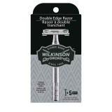 Wilkinson Men’s Sword Double Edge Razor w/ 5 Double Edge Blade Refills