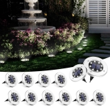 LED Solar Ground Light 12-Pack