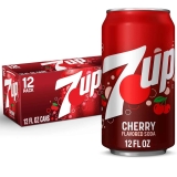 7UP Cherry Flavored Soda 12-oz. Can 12-Pack