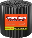 Laveve 6″ x 40-Foot Corrugated Metal Garden Edging
