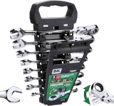 SK Flex-Head 8-Piece Ratcheting Wrench Set