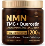 ZenUP NMN 600mg + TMG 250mg Supplement 120-Veggie Capsules