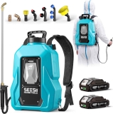 Seesii 5-Gallon Battery Powered Backpack Sprayer