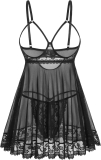 Avidlove Lace Babydoll Lingerie Dress