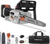 Suzume 12″ 21V Cordless Chainsaw with 2 Batteries