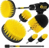 Holikme 6-Piece Drill Attachment Brush Set