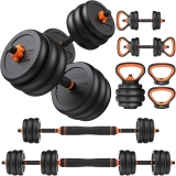 45-lb. Adjustable Dumbbell Set with Connector