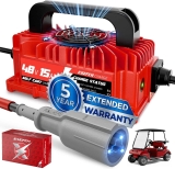 Exefch 48V 15A Golf Cart Charger
