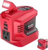 Ecarke 220W Portable Power Inverter for Milwaukee 18V Battery