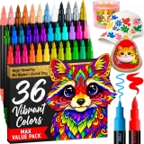 Artistro 36-Count Acrylic Paint Markers