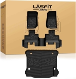 LASFIT All Weather Jeep Wrangler JK 2014-2018 Unlimited 4-Door Floor & Cargo Mat Set