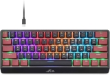 Rii RK806 61-Key Wired Mechanical Gaming Keyboard
