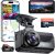 Coolcrazy 4K Dash Cam Front & Rear w/ 128GB Memory Card