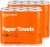Amazon Basics 2-Ply Flex-Sheets Paper Towels 12 Basic Rolls