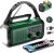 Leaton Hand Crank Emergency NOAA Weather Radio w/ Solar Power Bank