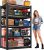 71″ 5-Tier Adjustable Heavy-Duty Steel Shelving Unit
