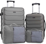 Wrangler 4-Piece Miami Luggage & Packing Cubes Set