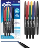 Expo Vis-a-Vis Wet-Erase Markers 8-Count