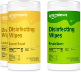 Amazon Basics 85-Count Disinfecting Wipes 3-Pack