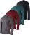 Real Essentials Men’s Dry-Fit UPF 50+ Shirt 4-Pack