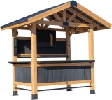 Backyard Discovery 9′ x 6′ Cedar Wood Outdoor Bar
