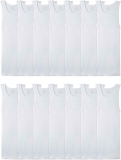 Fruit of the Loom Men’s Tag-Free Moisture-Wicking Tank A-Shirts 14-Pack