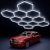 Modern 11 Hexagon LED Garage Light