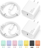 USB-C Wall Charger w/ 6-Foot Cable 2-Pack