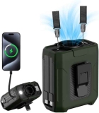Portable Waist Fan w/ 10,000mAh Battery