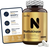 Joyung 8,000FU Nattokinase Cardiovascular Support Supplement 60-Capsule Bottle