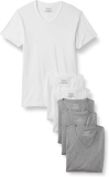 Amazon Essentials Men’s Slim Fit V-Neck Undershirt 6-Pack