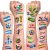 2026 World Cup Temporary Tattoos 45pc Sheet Set