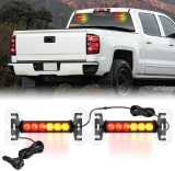 Nilight 12-LED Emergency Strobe Dash Light Bar
