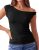 MFAVIP Women’s Off-The-Shoulder Sleeveless Crop Top
