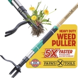 Papa’s Tools 44″ Stand Up Weed Puller Garden Tool
