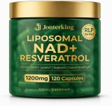 JonterKing NAD+ 1,200mg Supplement 120-Capsule Bottle