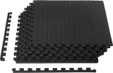 6-Pk Amazon Basics Foam Interlocking Gym Floor Mat Tiles 24 sqft $17.99