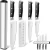 5-Piece Professional Chef’s Knife Set with Magnetic Knife Strip (3.5″-8″)  $20.00