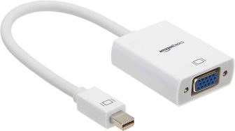 5-Pack Amazon Basics Mini DisplayPort to VGA Adapter  $15.29