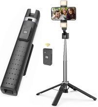 Rybozen 40″ Aluminum Alloy Phone Tripod Selfie Stick  $14.99
