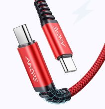 Ainope 6.6-Foot USB-C to USB-C Fast Charging Cable 2-Pack $5.99