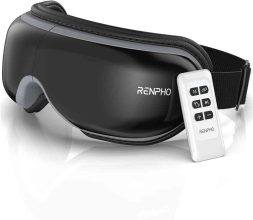 Renpho Rechargeable Eye Massager with Remote Control & Heat  $53.19
