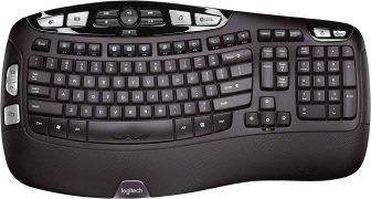 Logitech K350 Wireless Ergonomic Keyboard  $19.99