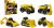 CAT Construction Little Machines 5-Pack $5.19