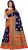 SIRIL Women’s Printed Poly Silk Saree with Blouse (Navy Blue)  $18.81