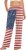 Women’s American Flag Patriotic 4th of July Baggy Pants with Pockets  $7.49