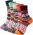 5-Pair Super Soft Comfortable and Warm Women’s Wool Socks  $7.25
